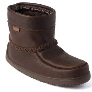 Elegant Brown Leather Moccasins for Women